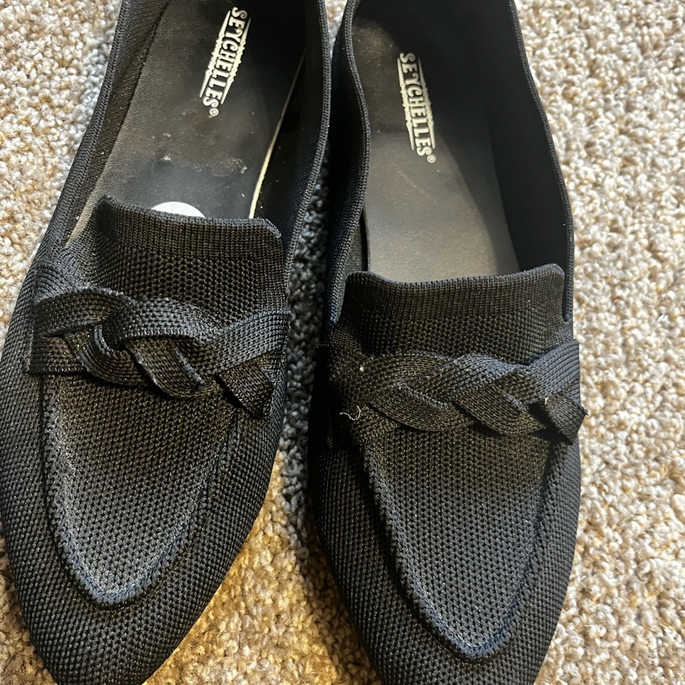 Seychelles Black Loafers